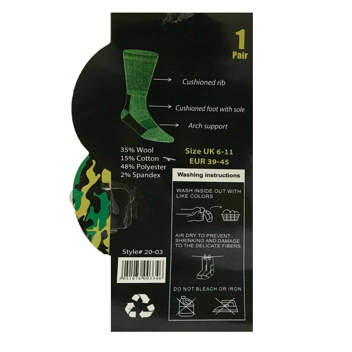 - QZ FASHION 4 Pairs Mens Military Socks | Army Thermal -