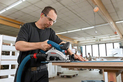 Bosch Professional 18V System GKS 18V-57 G Cordless Circular Saw (Saw Blade Diameter: 165 mm, Cutting Depth: 57 mm, excluding Batteries and Charger, in L-BOXX)