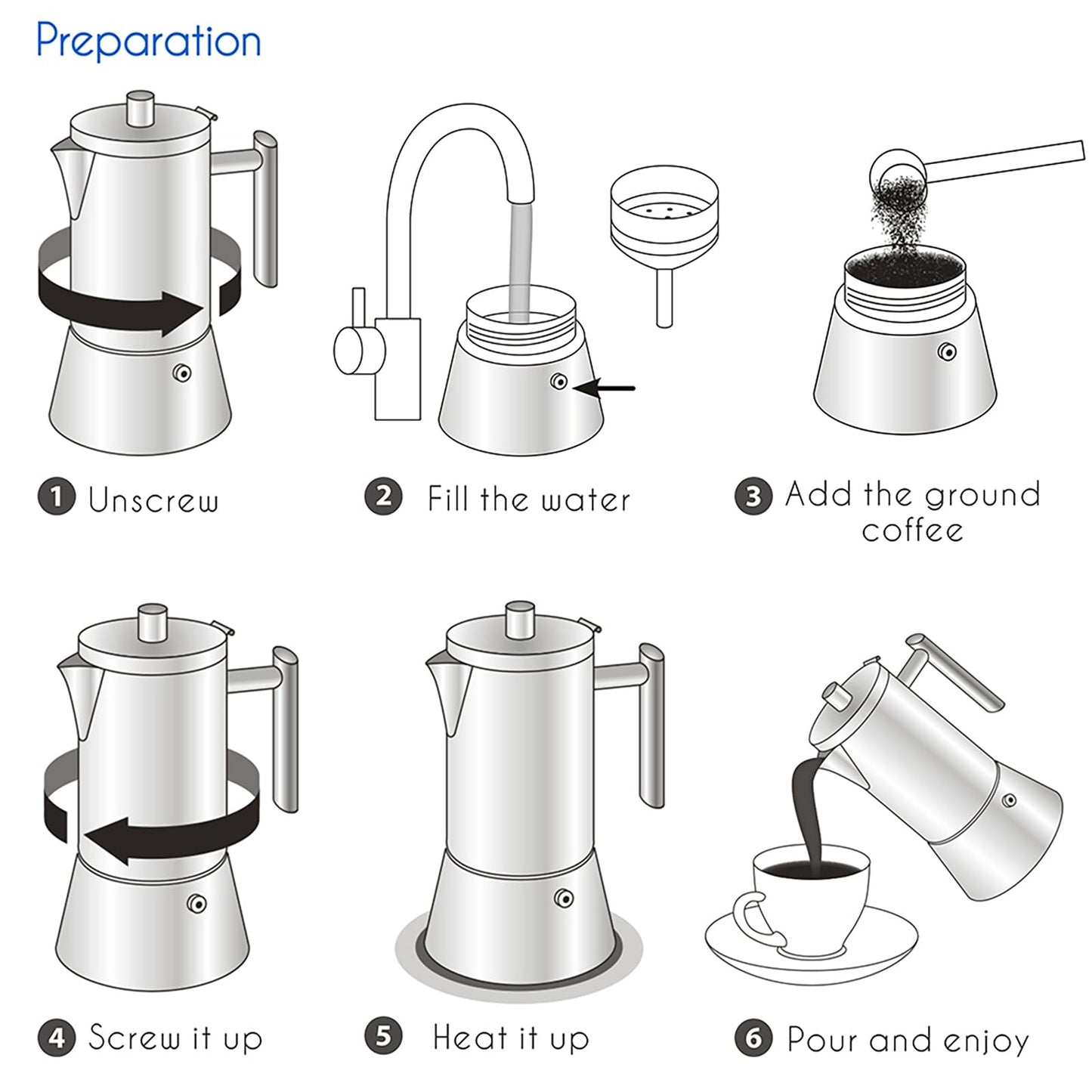 - Easyworkz Diego Stovetop Espresso Maker -