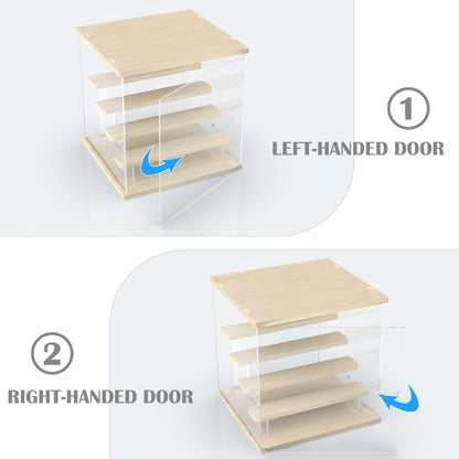 - Nynelly 5-Tier Collectables Display Case | Display Box Display Stand with Door | For Collectibles -