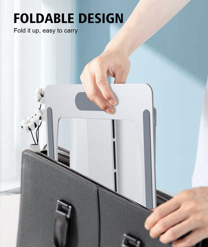 - Glangeh Laptop Stand | Adjustable Height, Ergonomic Portable Laptop Riser Holder -