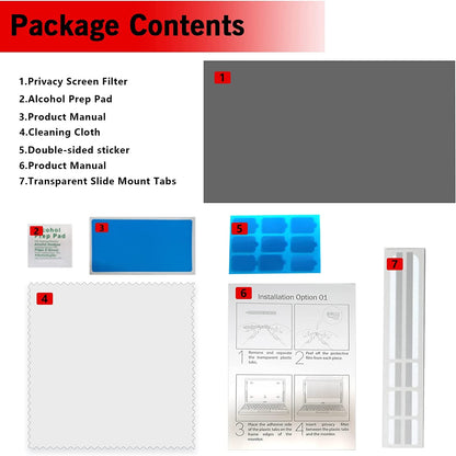 - PYS Removable Computer Privacy Screen Filter | Compatible with 24 inch iMac Monitor -