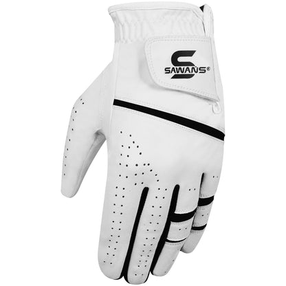 - SAWANS Golf Glove | Men's Durable Premium Leather Left Hand Right -