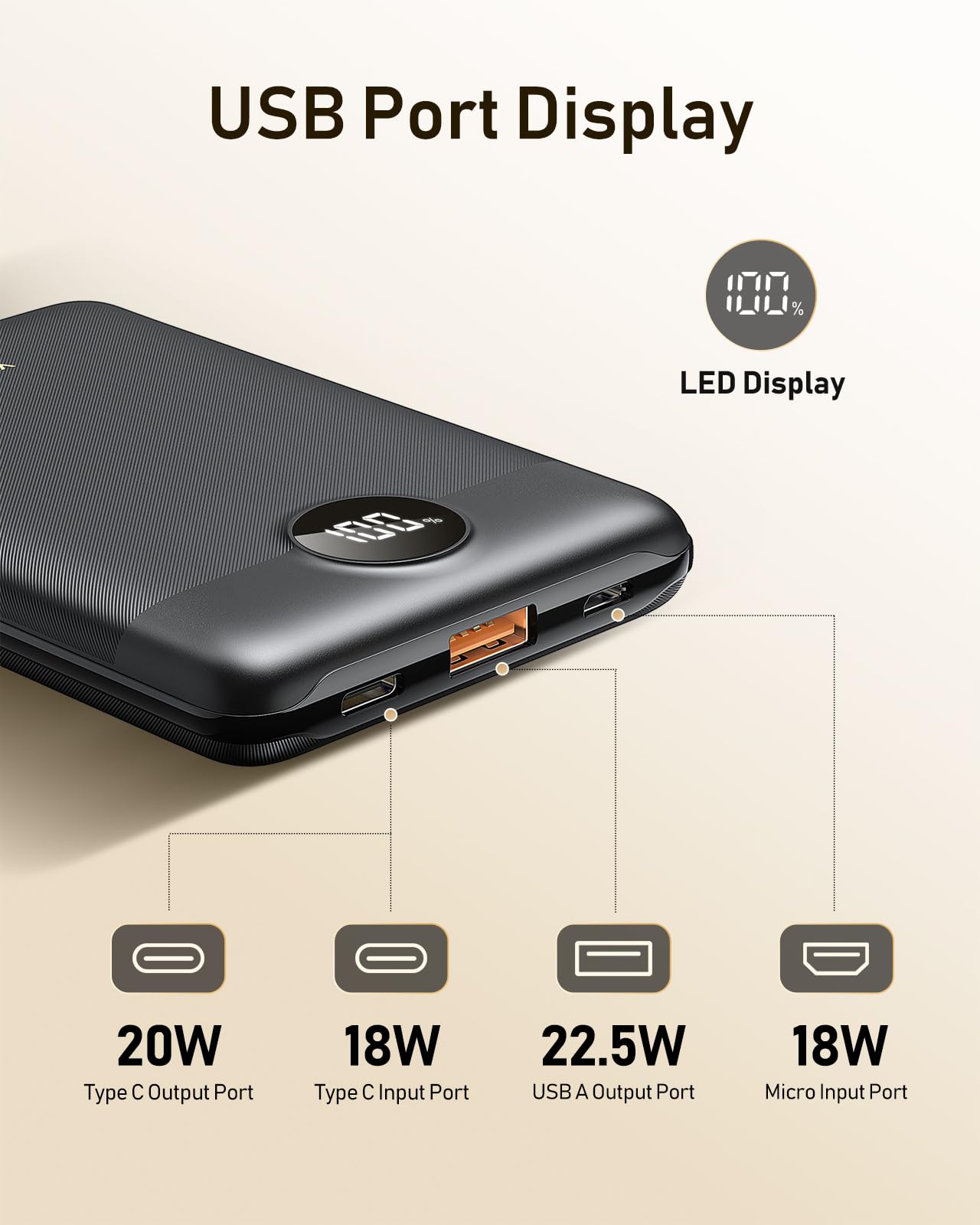 - VEEKTOMX Power Bank Fast Charging -