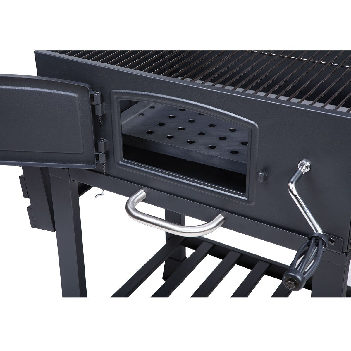 CosmoGrill Outdoor XL Smoker Barbecue Charcoal Portable BBQ Grill Garden