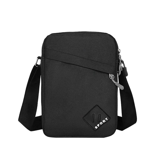 - FuninCrea Mens Shoulder Bag | Nylon Mens Crossbody Bag | Mens Travel Bag -