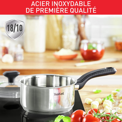 - Tefal Comfort Max Saucepan | 18cm Induction Stainless Steel -