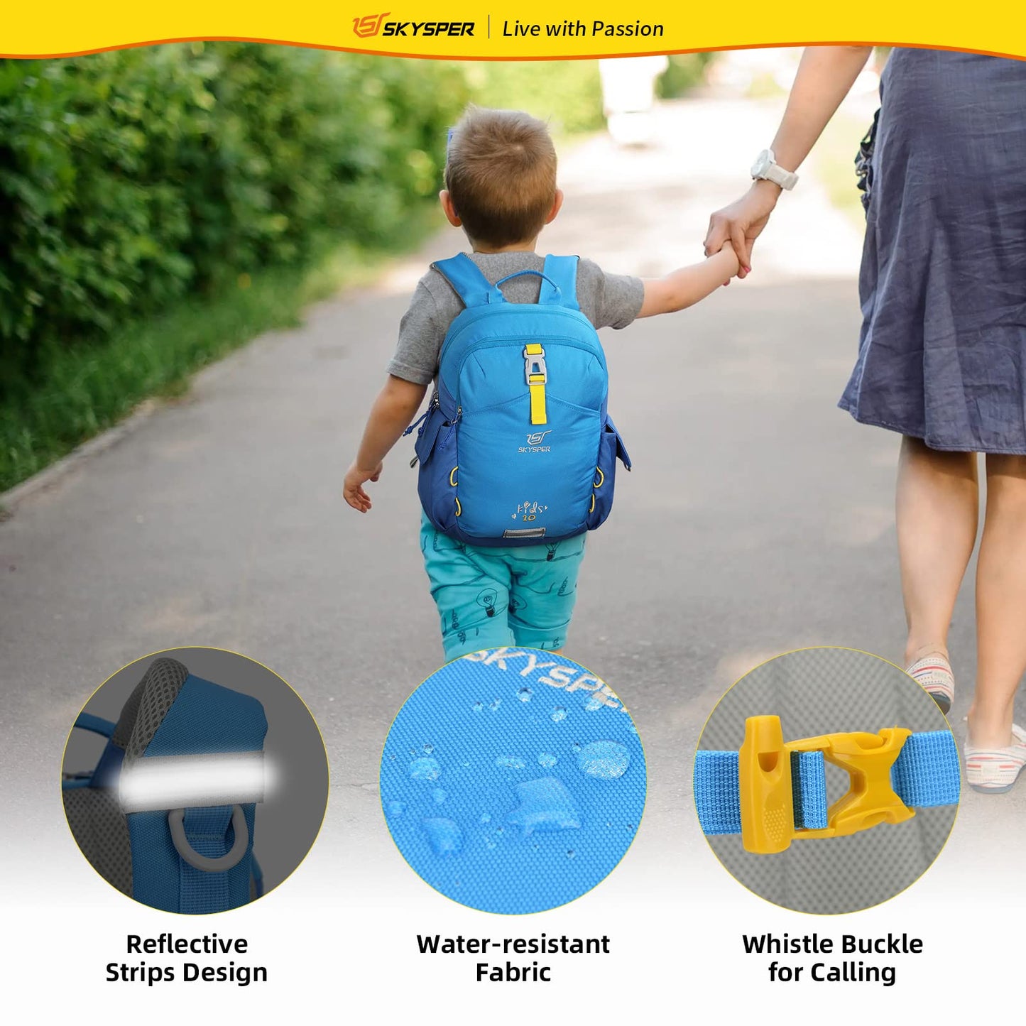 - SKYSPER Kids Backpack | 10L | Toddler Backpack -