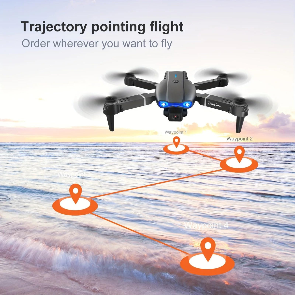 - SyncTech E99S Pro FPV Drone | Built In Camera 1080P | 3 Batteries - 60+mins Flight time | HD Transmission | Drone for Kids and Pros | HD -