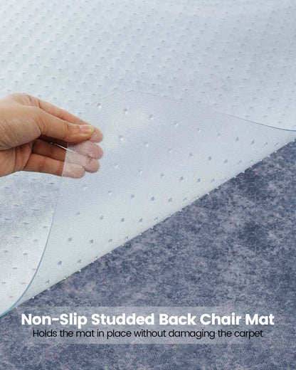 - KALAHOL PVC Office Chair Mat For Carpet Floor | 90x120 cm -