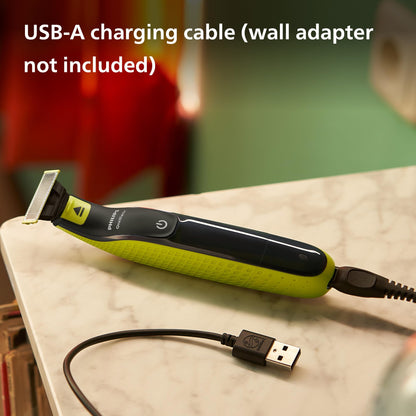 - The Authentic Philips OneBlade | Face + Body | Electric Beard Trimmer -