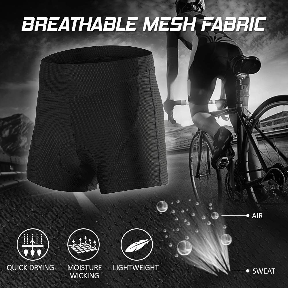 - Lixada Cycling Shorts | Mountain Cycling Shorts | Quick Drying Padded 5D Gel Padded -