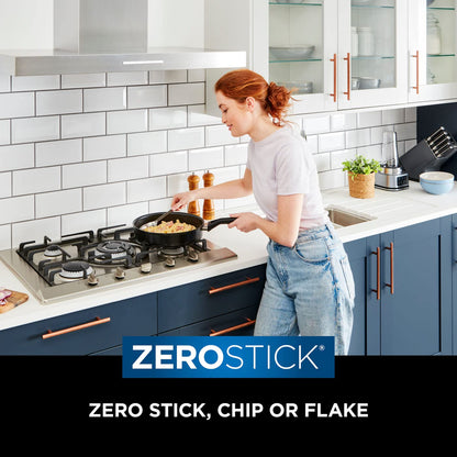 - Ninja ZEROSTICK Classic Cookware | 28cm Frying Pan | Non-Stick | Long Lasting Aluminium Frying Pan -