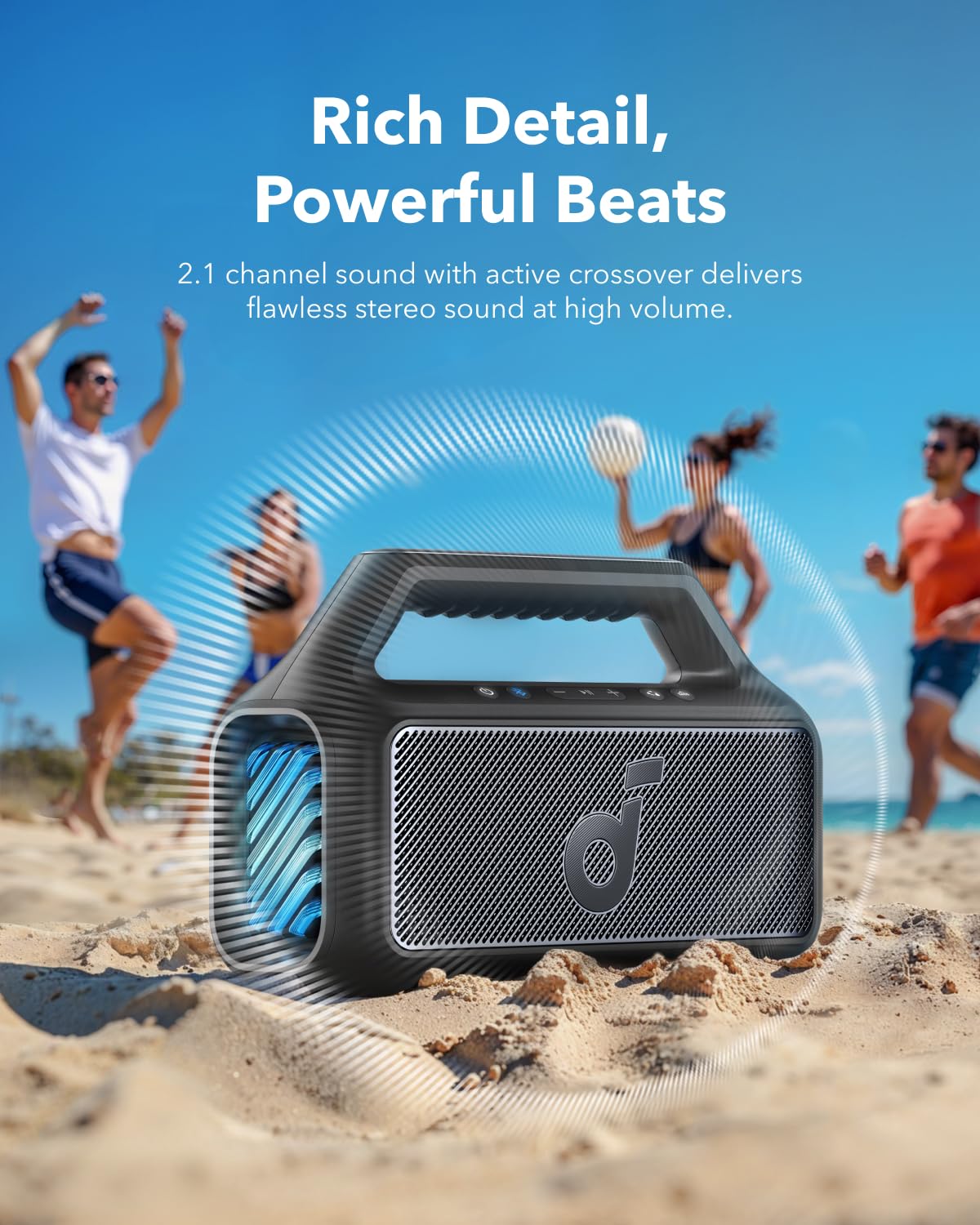 - Soundcore Boom 2 Outdoor Speaker | 80W | Subwoofer -