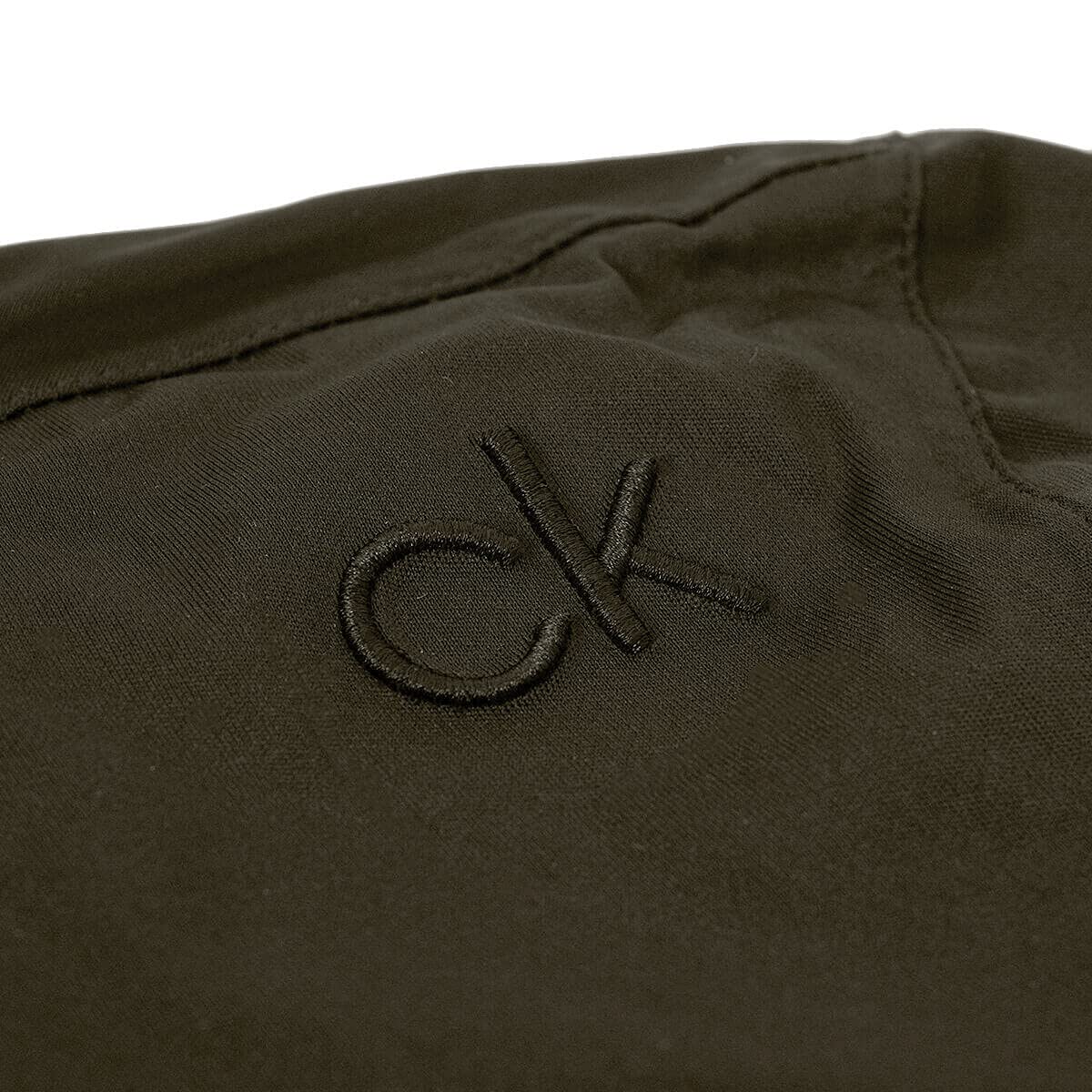 Calvin Klein Mens Collar Detail Golf Jacket - Khaki/Black - M