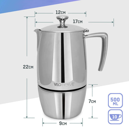 -  VeoHome Stovetop Espresso Coffee Maker -
