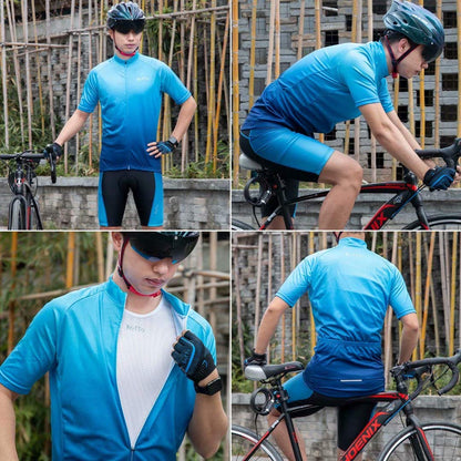 - ROTTO Cycling Jersey | Mens Short Sleeve Cycle Top | Bike Shirt -