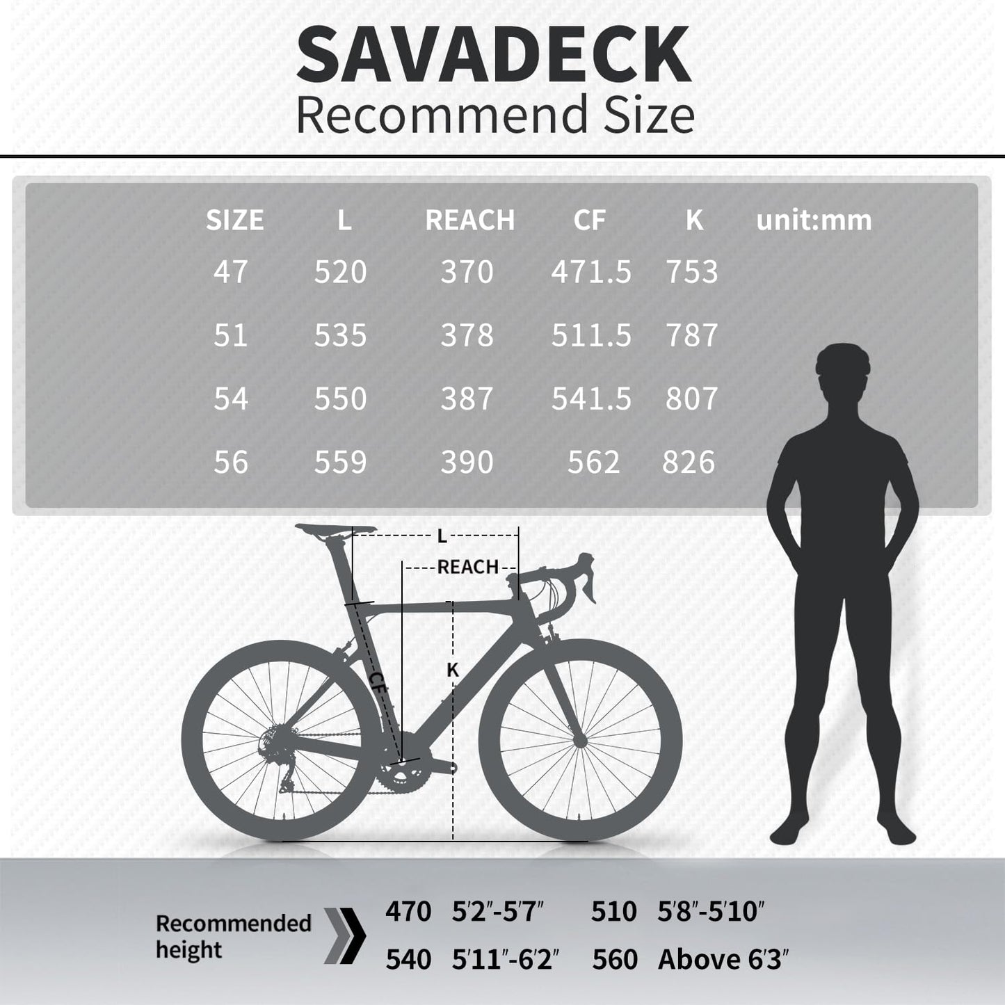 - SAVADECK Herd6.0 Carbon Road Bike | T800 Full Carbon Fiber 700C Racing Bike -