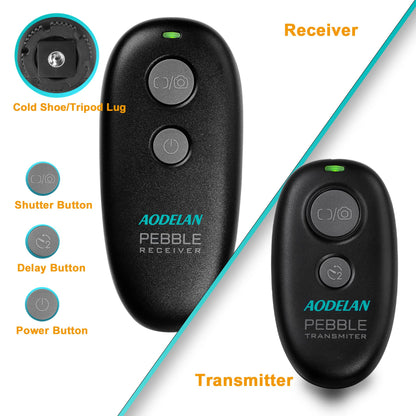 AODELAN for Canon Remote Shutter Release,Wireless Camera Remote for Canon T6,T7,T5,T3,EOS RP,T8i,T7i,T6i,T2i,2000D,6D,SL1,SL2,5D Mark IV,6D Mark II,Replace RS-80N3 & RS-60E3