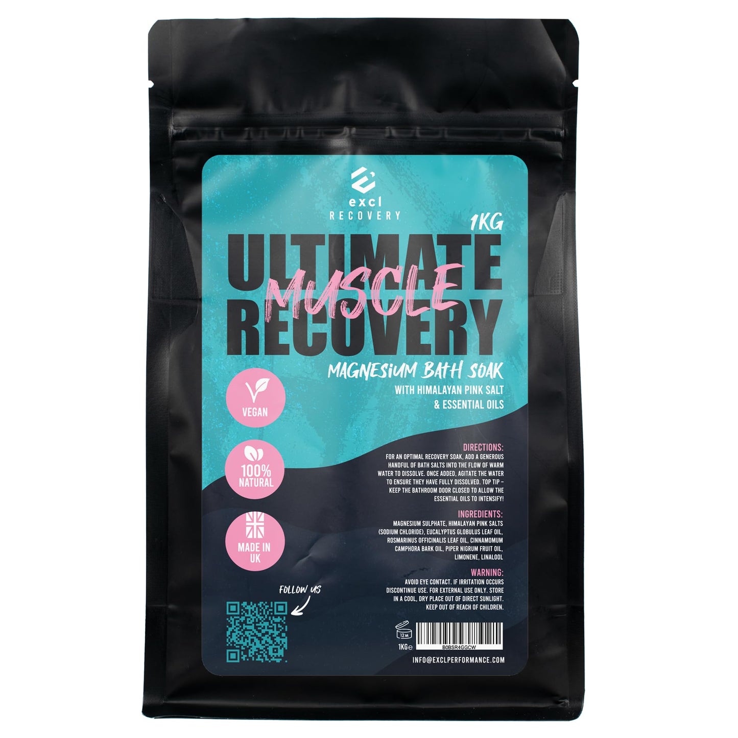 - Excl Epsom Salts | Himalayan Pink Salt | Bath Salts Muscle Soak -