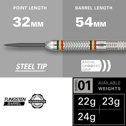 - TARGET Darts | Dimitri van den Bergh Dimi | 24G | 80% Tungsten Steel | 9 Pro Grip Shafts | 9 Pro Ultra Flights | Dart Wallet Bundle -
