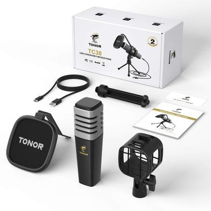 - TONOR USB Microphone | Cardioid Condenser | Computer PC Mic -