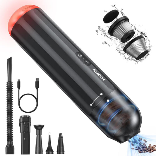 - RUBOT Cordless Handheld Vacuum Cleaner | 13000Pa Powerful Suction | Small & Lightweight -