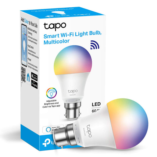 - Tapo Smart Bulb | Smart WiFi LED Light, B22, 8.3W |Works with Amazon Alexa(Echo and Echo Dot) -