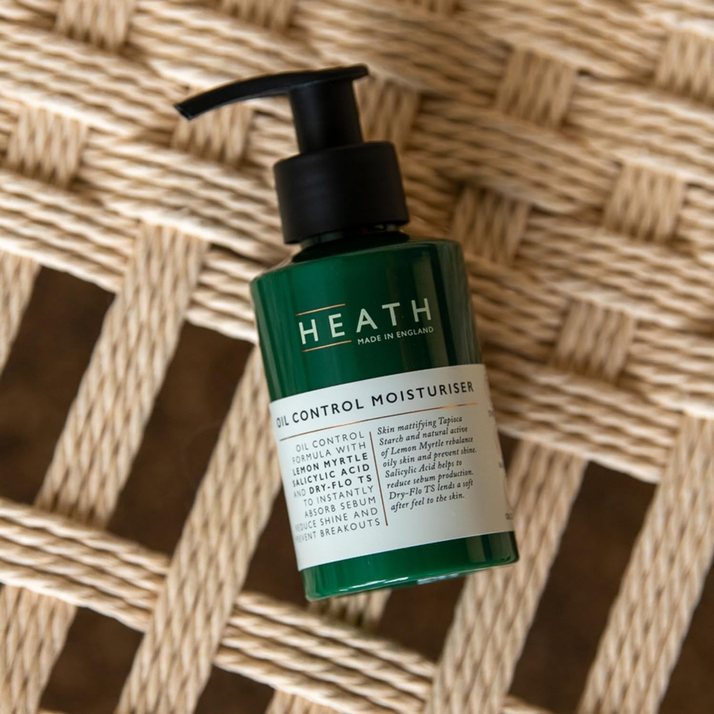 - Heath Oil Control Moisturiser for Men | A Face Moisturiser Formulated with Lemon Myrtle Extract and Salicylic Acid -