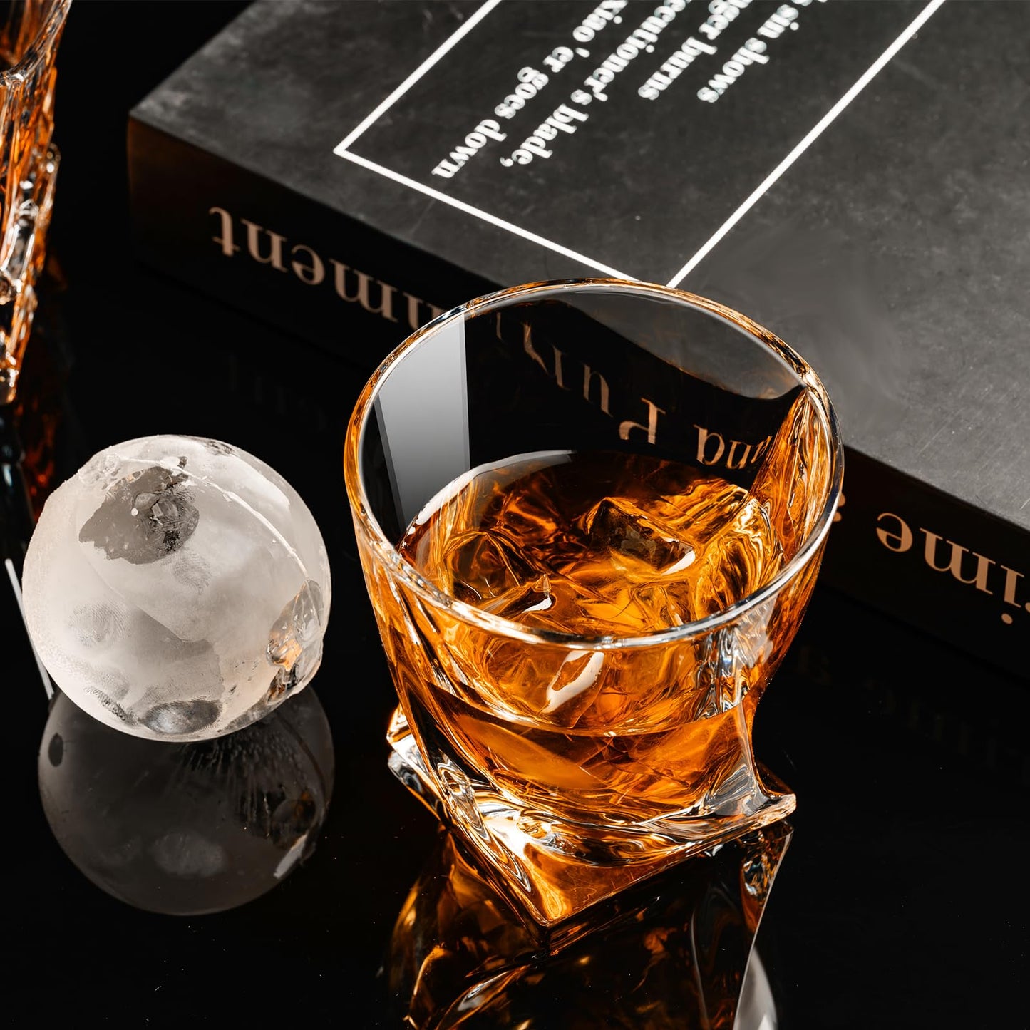 - PARACITY Whisky Glass | 10 OZ Old Fashioned Whiskey Glass 300 ml -