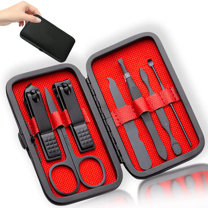- Professional Manicure Stainless Steel Set | 7 pcs Portable Nail Clippers Set | Pedicure Set -