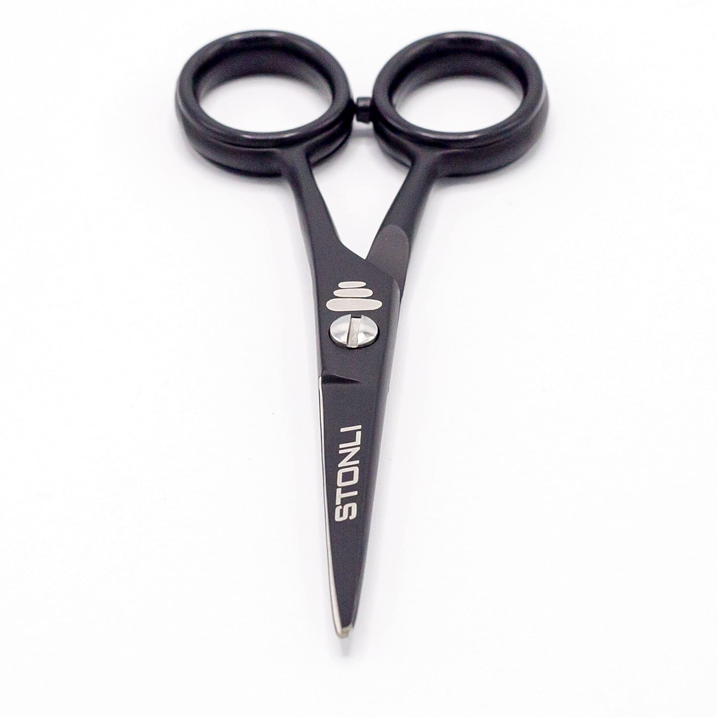 - STONLI 4.5 inches Beard and Moustache Scissors | Nose Hair Trimming Stainless Steel Scissors -