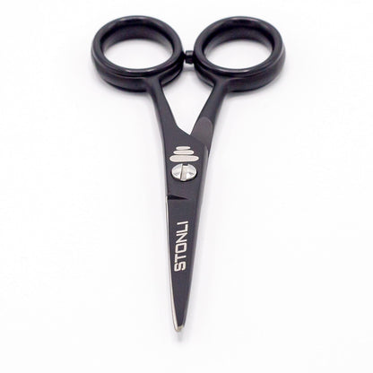 - STONLI 4.5 inches Beard and Moustache Scissors | Nose Hair Trimming Stainless Steel Scissors -