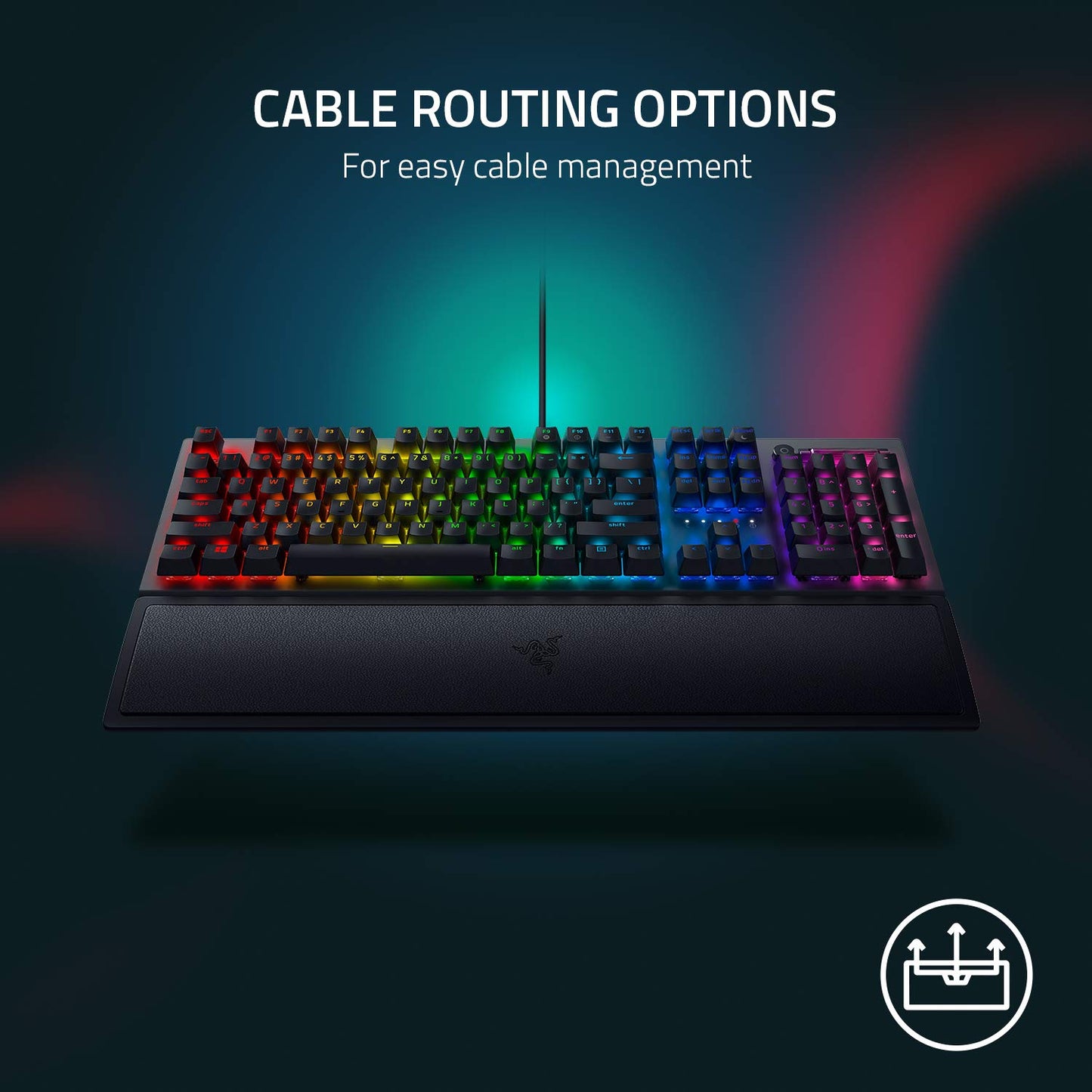 - Razer BlackWidow V3 (Green Switch) | Mechanical Gaming Keyboard | Wrist Rest | Black -