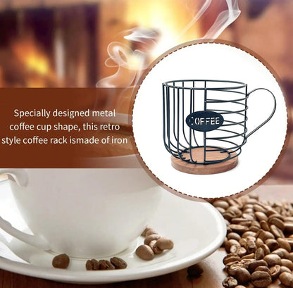 - Hniuyun Coffee Pod Organizer | Counter Coffee Capsule Holder | Coffee Bar Accessories -