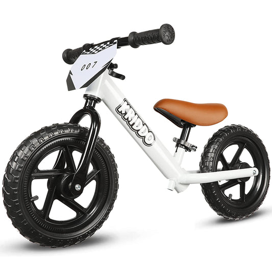 - KRIDDO Toddler Balance Bike | Age 18 Months to 5 Years Old | 12 Inch Push Bike -