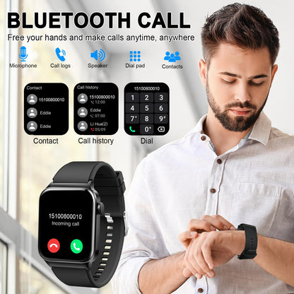 - Smart Watch for Men Answer/Make Calls | 1.85" Touch Screen Smart Watches -