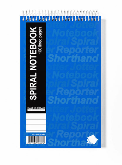 - Spiral Office Reporters Notebook | 160 pages 80 sheets 127x203mm [Pack 10] -