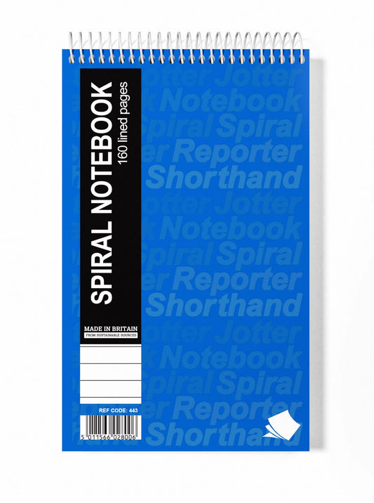 - Spiral Office Reporters Notebook | 160 pages 80 sheets 127x203mm [Pack 10] -