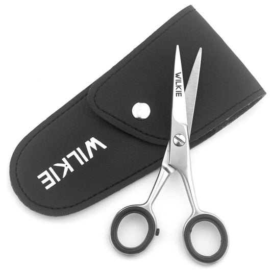 - WILKIE Professional Beard Scissors for Men | Moustache & Beard Trimming Scissors