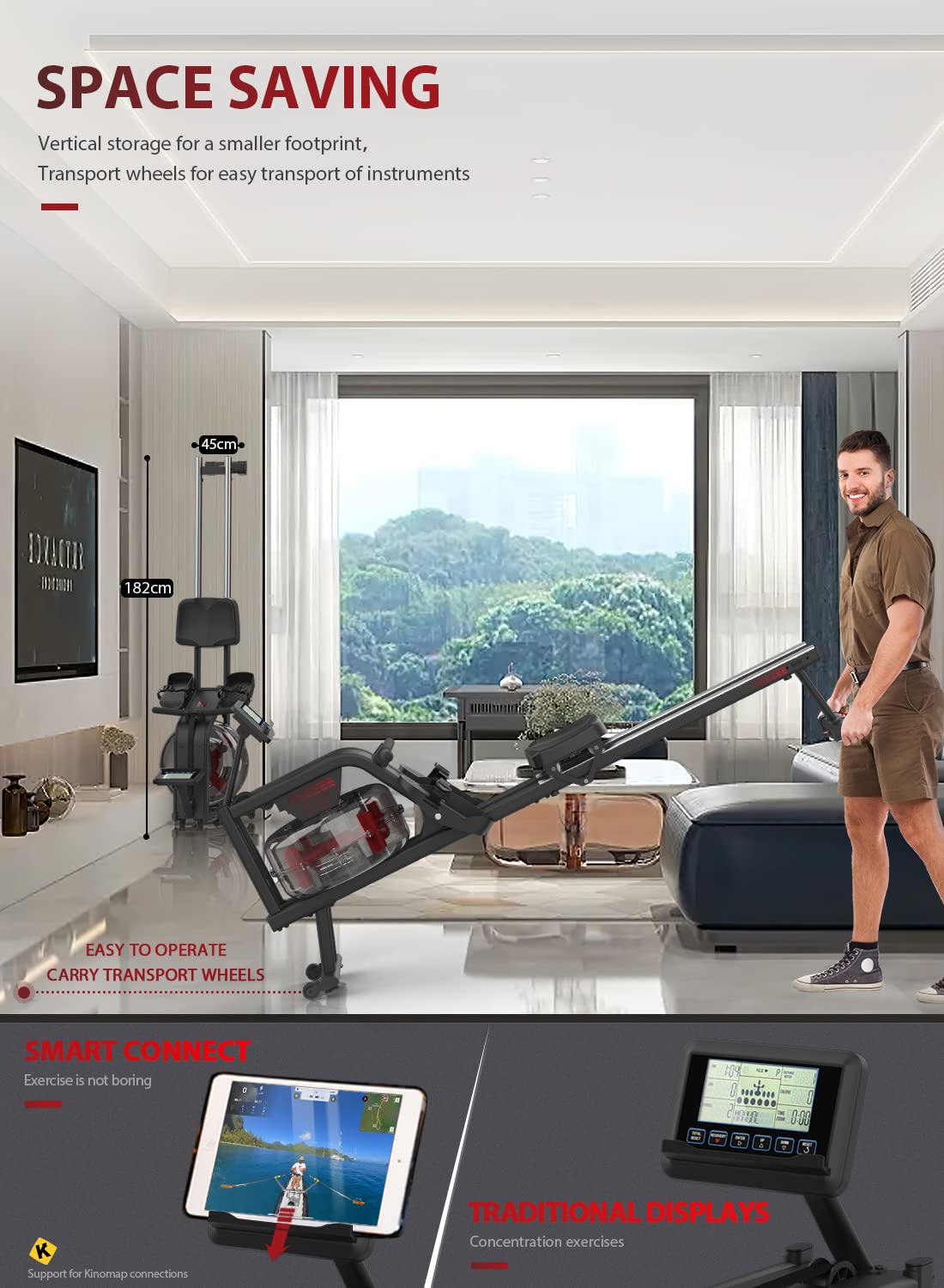 - Neezee Rowing Machine | Rower Machine for Home Gym -