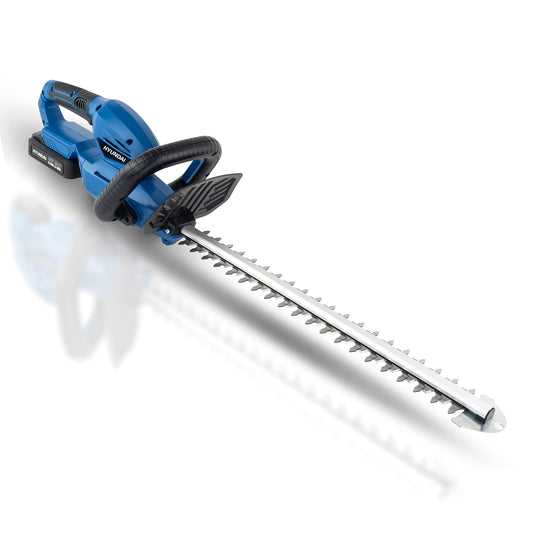 - Hyundai 20v Li-ion Cordless Hedge Trimmer/Hedge Cutter | Battery & Charger 510mm / 20” Cutting Blade | Lightweight Design | Low Maintenance -