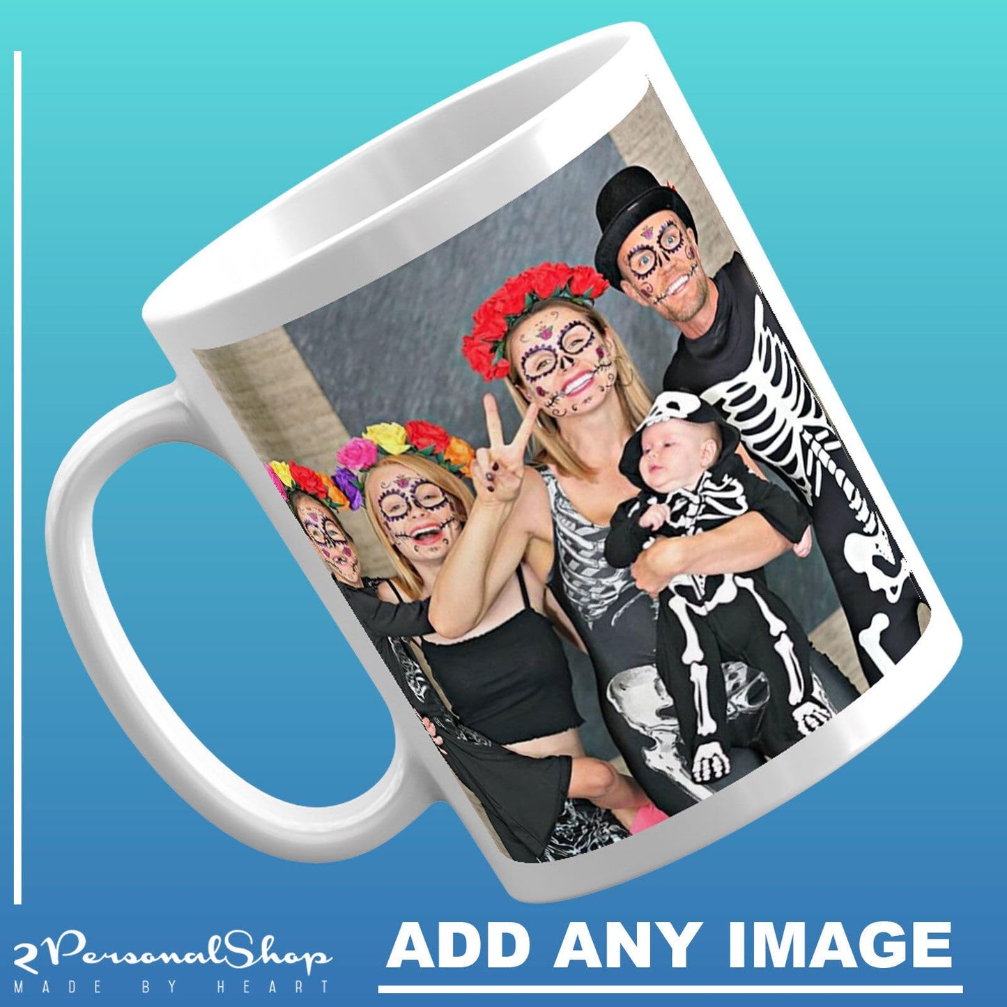 - Personalised Photo Mug Cup 11oz | Custom Design with Your Image, Name, Logo or Text -