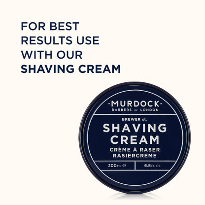 - Murdock London Post Shave Balm | Lightweight | Calendula, Menthol, Witch Hazel, Creatine -
