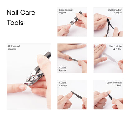 CAELYN & FRANCIS 18Pcs Manicure Set Stainless Steel Nail Clippers and Pedicure Kit, professional tools ideal Nail Care Kit gift for Men Women Friends and Parents (Elegant White)