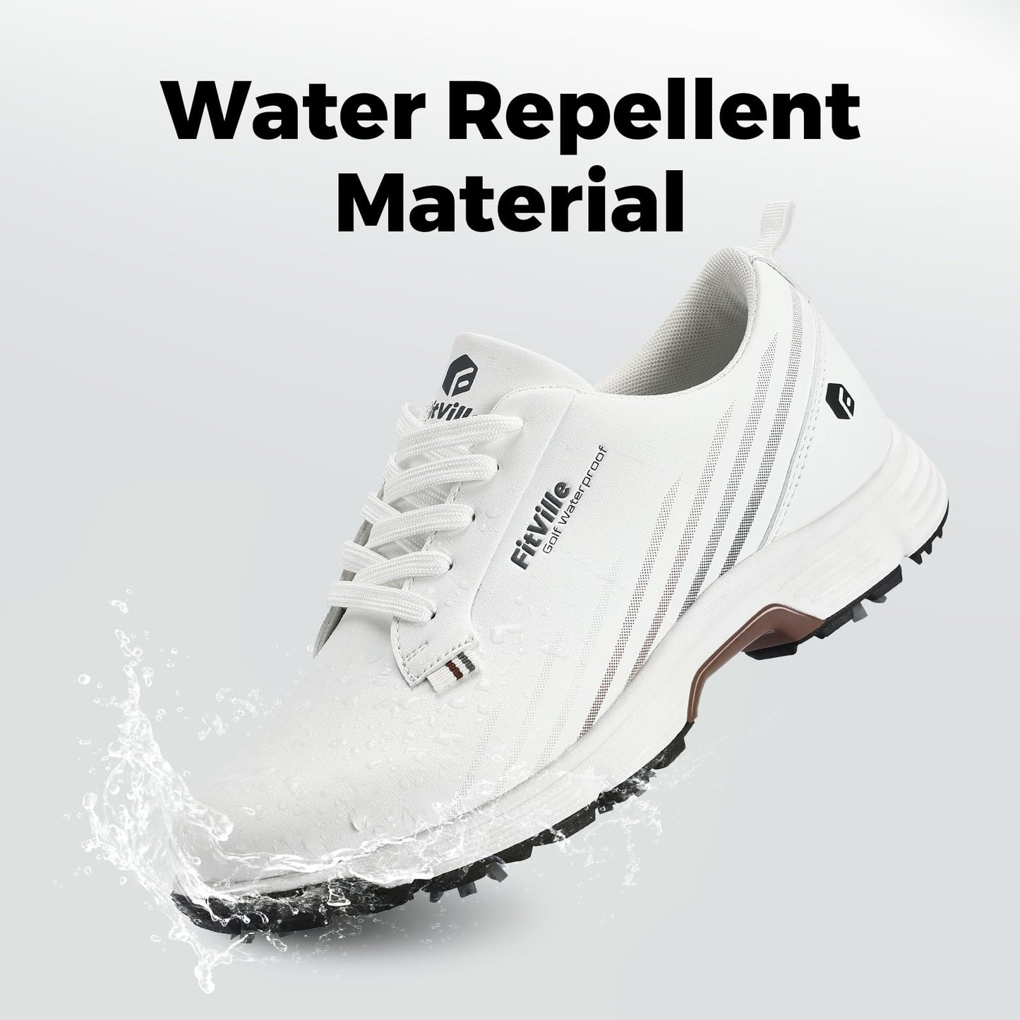 - FitVille Mens Golf Shoes Extra Wide Fit -