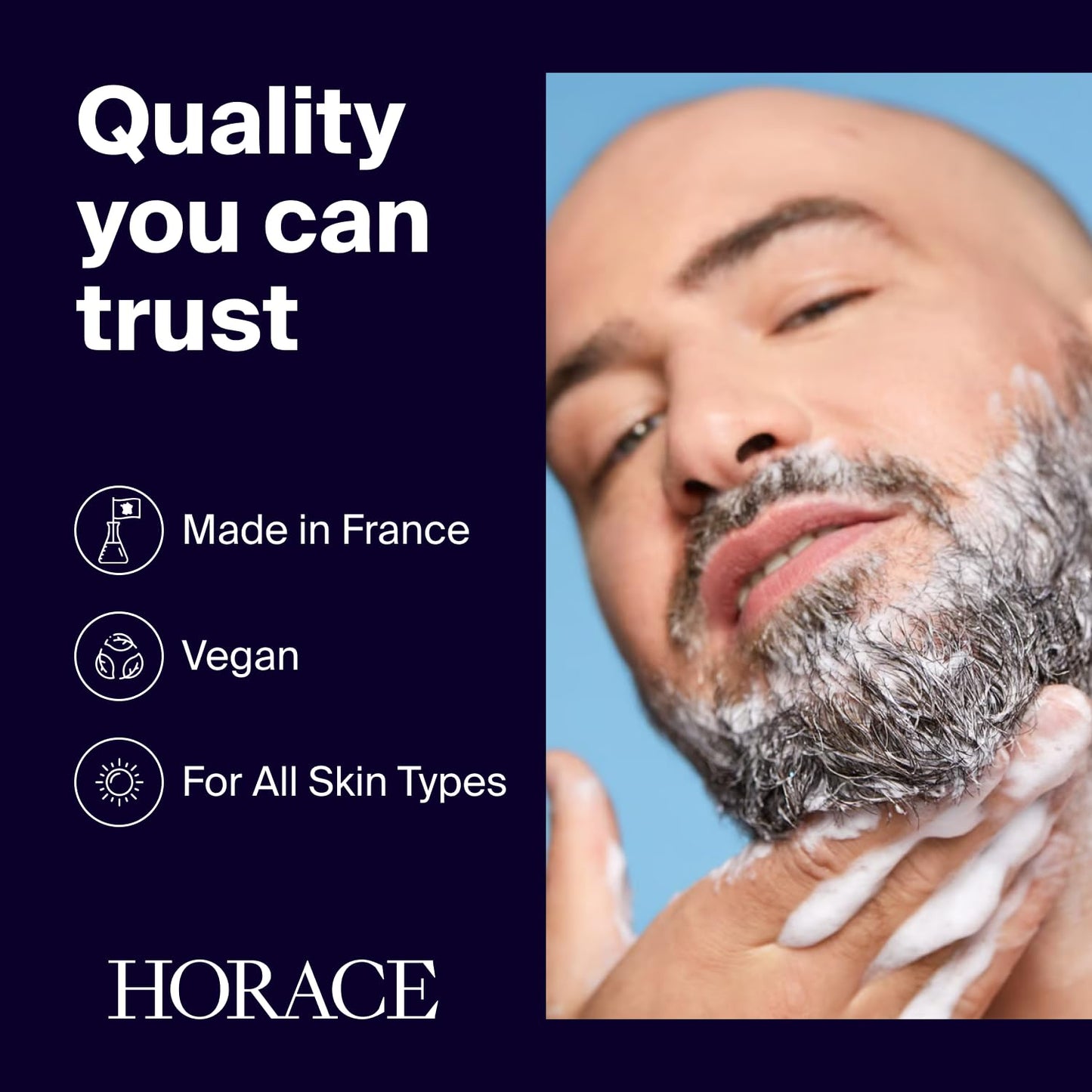 - HORACE Beard Shampoo for Men | Sulphate-free Wash with Castor Oil | Gentle Beard Care for All Skin Types -
