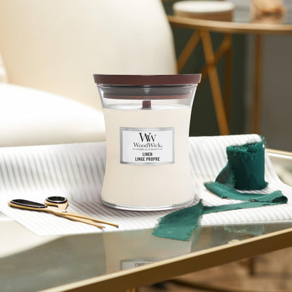 - Woodwick Medium Hourglass Trilogy Scented Candle