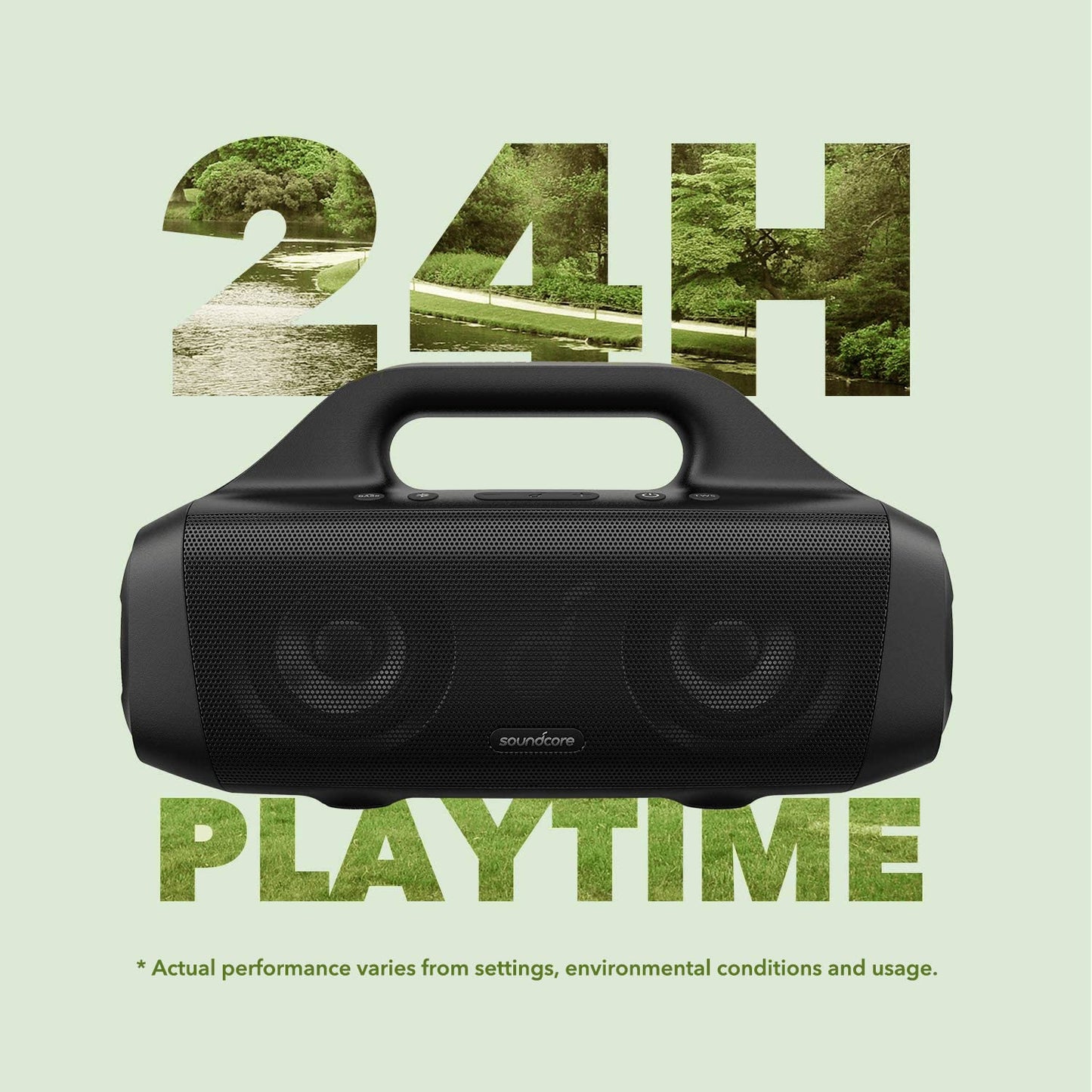 - Soundcore Anker Motion Boom: Portable Bluetooth Speaker | Titanium Drivers | BassUp | IPX7 Waterproof -