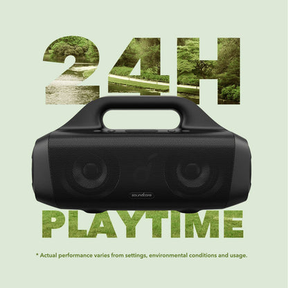 - Soundcore Anker Motion Boom: Portable Bluetooth Speaker | Titanium Drivers | BassUp | IPX7 Waterproof -